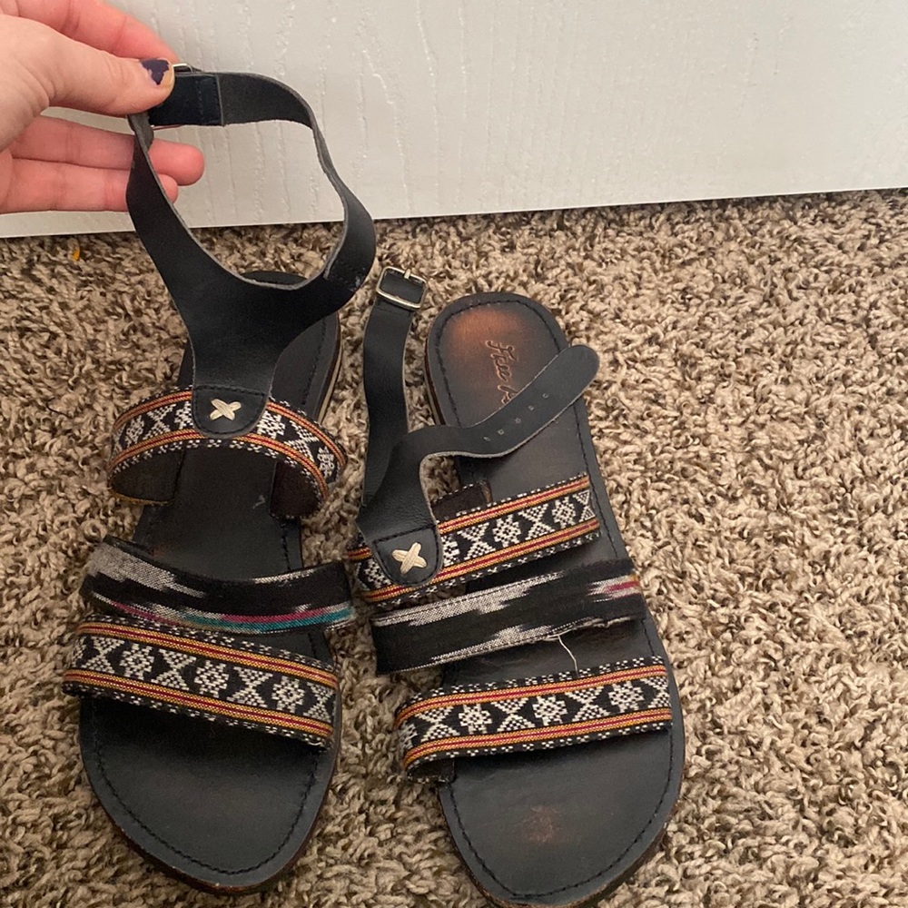 Free people sandals. Fit like a size 8